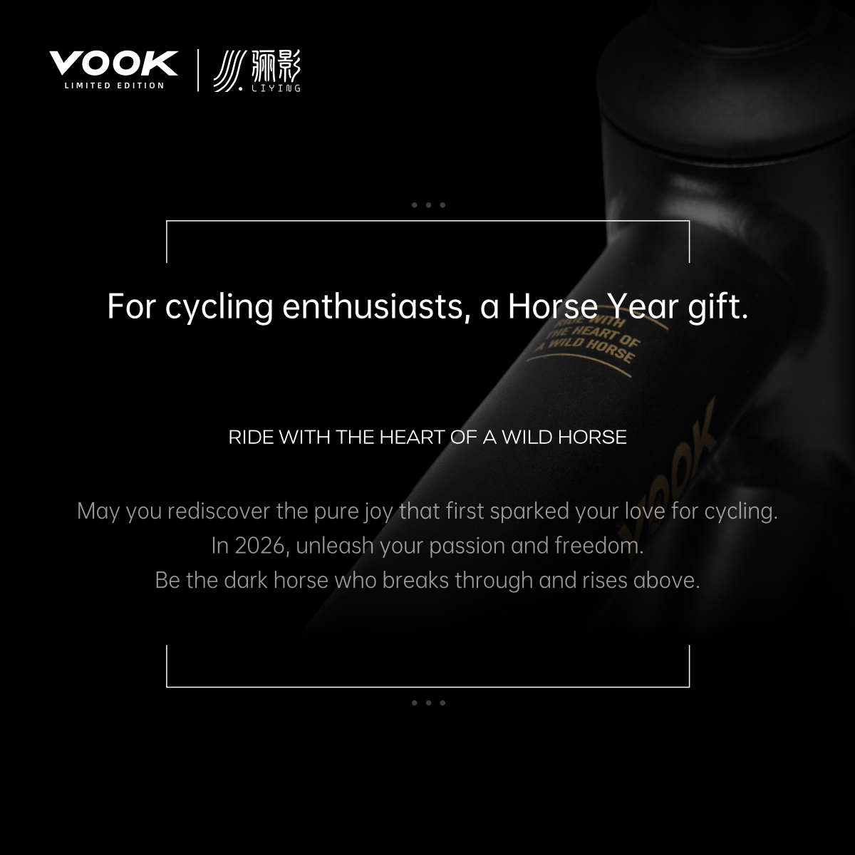 VOOK 7050 Aluminum Frame: Horse Year Limited Edition