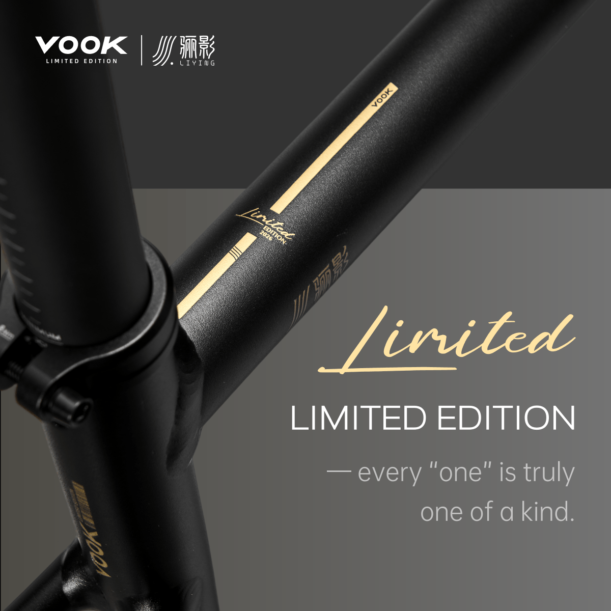 VOOK 7050 Aluminum Frame: Horse Year Limited Edition